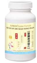Xi Guan Jie Xiao Tong Tablet 100% Herb Formula 膝關節消痛片 Knee Relax Headache Gold + - £25.38 GBP