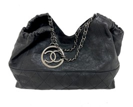 Authenticity Guarantee 
Chanel Cabas Black Caviar Leather Tote Bag - £1,546.17 GBP