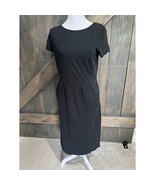 Boden Dress Womens Size 6 L Black Pockets Knee Length Sleeveless A Line ... - €24,19 EUR