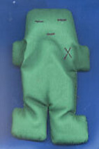 Green Voodoo Doll 5&quot; - £16.80 GBP