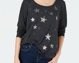Size XS, Style &amp; Co Sequin-Star Graphic-Print Top NWT - $8.00