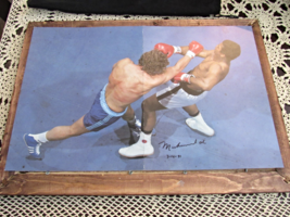 Muhammad Ali Boxing Champion Signed Auto Large Color Photo - $399.99
