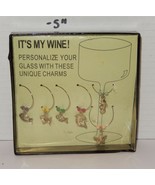 Set of Wine Glass Charms Fish Dolphin Seahorse Starfish Sea Life Green Red - $14.80