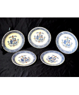 JOHNSON BROTHERS OLD GRANITE 6.5&quot; Bread &amp; Butter HEARTS &amp; FLOWERS  - Set... - $48.09 CAD