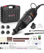 GOXAWEE Rotary Tool Kit with MultiPro Keyless Chuck and Flex Shaft Black  - $43.65