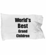 Worlds Best Grand Children Pillowcase Funny Gift Idea for Bed Body Pillo... - $29.84 CAD
