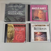 Classical Music CD Lot Beethoven Ludwig Mozart and Antonio Vivaldi - £9.25 GBP