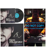 Tim McGraw Signed Everywhere Album Exact Proof COA Autographed Vinyl Record - £310.49 GBP