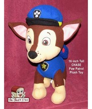 Paw Patrol Large 16 inch Chase Plush Toy Police Dog - used, very clean - £11.91 GBP