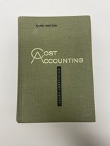 Cost Accounting Edition 3 Book 1962 Matz Curry Frank Vintage - $42.99