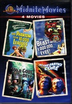 Midnite Movies 4 Movies 2011 Dvd 2 Disc Beast 1000000 Eyes War Gods Of The Deep - £4.24 GBP