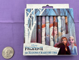 Disney Frozen II 24-Piece Crayon Set - Sparkling Adventures in Arendelle! - £11.67 GBP