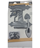 Everbilt Black Decorative Surface Mount Gate Tee Hinge and Latch Set For... - $20.93 CAD