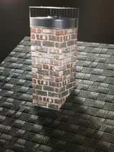 Chimney Housing Kit - Faux Chimney Cover FULL KIT Brown Brick BB1 48&quot; tall - £629.13 GBP