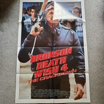 Death Wish 4 The Crackdown 1974 Original Vintage Movie Poster One Sheet - £19.60 GBP