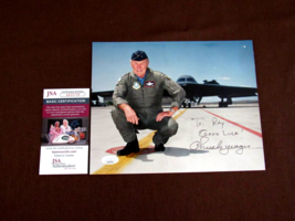 CHUCK YEAGER SPEED OF SOUND PILOT SIGNED AUTO VINTAGE STEALTH 10 X 8 PHO... - $247.49