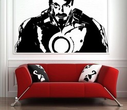 Tony Stark Iron Man Robot Vinyl Decal Wall Sticker Furniture Glass Art Decor New - $21.99