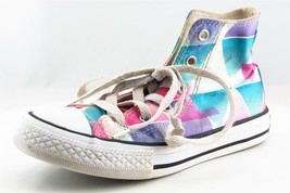Converse All Star Multi-Color Fabric Casual Shoes Toddler Girls Sz 13 - £17.31 GBP