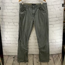 Banana Republic Pants Mens Sz 36 x 34 Gray Chino Distressed  - £14.98 GBP