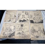 6 Political Clippings 1941 Chicago Tribune Newspaper Parrish Cartoon - $24.75