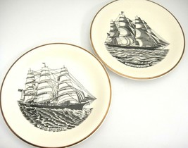 Gray&#39;s Pottery 2 Clipper Ship Collector Plates Flying Cloud &amp; Three Brot... - £9.61 GBP