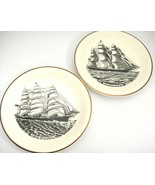 Gray&#39;s Pottery 2 Clipper Ship Collector Plates Flying Cloud &amp; Three Brot... - £9.60 GBP