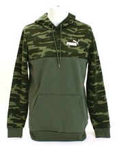Puma Green Camouflage Camo Hooded Sweatshirt Pullover Hoodie Men&#39;s NWT - £63.94 GBP