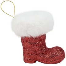 Glitter Santa Boot Ornament - $9.69