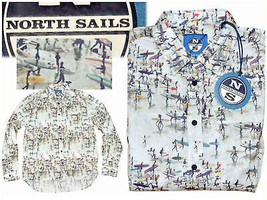 North Sails Shirt Men M Us / L Europe NS01 T1G - £48.10 GBP