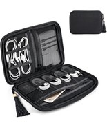 Mkono Electronics Travel Cable Cord Organizer Cotton Bag, Minimalist Travel - $35.92