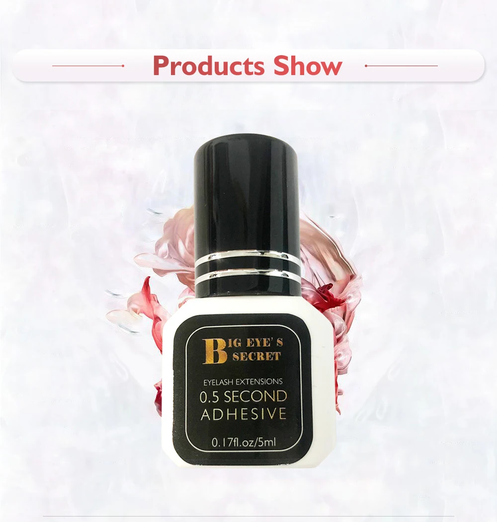Big eye s secret false eye lash extension glue adhesive retention 5 7 weeks low smell thumb200