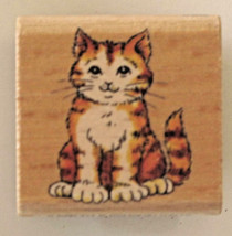 Cat Rubber Stamp by Stampcraft 1 1/2" x 1 1/2", 440D39 - $5.25