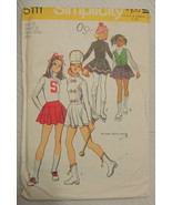 Majorette and Skating Skirt Sewing Patterns Girl Simplicity 5111 Halloween - $9.78 CAD