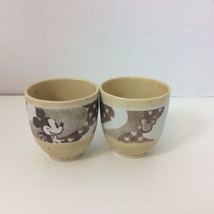 Disney Stoneware Tea Cups Set of 2 Mickey Mouse - $14.95