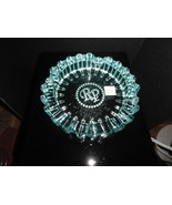 Luminoso Blue Glass Ashtray by Rocky Patel 10&quot; Diameter NIB - $253.82 CAD