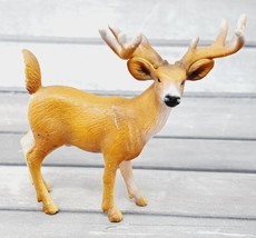 Schleich 14253 White Tailed Buck Deer 2003 Animal Figure Retired Forest Life - £5.03 GBP