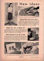 1941 Vintage New Ideas for Radio Fans Bed Radio Project Article Popular ... - $29.95
