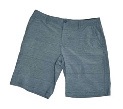 Hang Ten Men&#39;s Quick Dry Stretch Lightweight Hybrid Gray Shorts Size 38 - £7.01 GBP