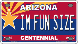 Arizona Centennial Im Fun Size Novelty Mini Metal License Plate Tag - £12.01 GBP