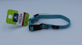 Top Paw Nylon Dog Collar Extra Small XS 8&quot;-12&quot; Neck Blue - $12.19