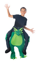 Child&#39;s Carry Me Dragon Costume Green - $103.06