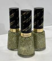 3 Revlon Transforming Effects Nail Enamel Polish Top Coat 735 Golden Con... - $11.40