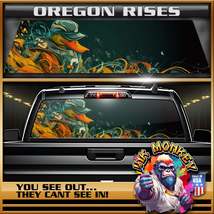 Oregon Rises - Truck Back Window Graphics - Customizable - $58.95+
