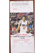 2007-08 UNLV vs Dixie State Tues Nov 13 2007 Ticket Stub - $10.96 CAD