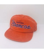 Vintage 80’s Denver Broncos NFL Football Corduroy The Cord Hat Cap Orang... - €128,96 EUR