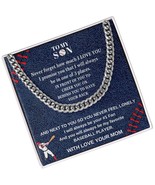 My Baseball Son - Biggest Fan, From Mom - Cuban Link Box - £110.96 GBP