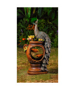 Jeco Peacock Water Fountain with LED Lighting - $449.14 CAD