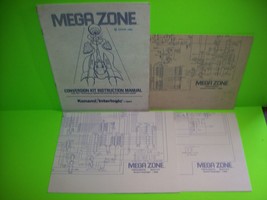 Mega Zone Arcade Manual And Game Schematics Video Game  - £16.34 GBP