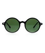 Unisex Fashion Sunglasses Round Circle Horn Rim Frame Flat Lens UV400 - $14.94 CAD