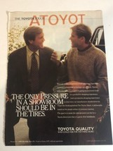 1989 Toyota Touch Vintage Print Ad Advertisement pa8 - $5.93
